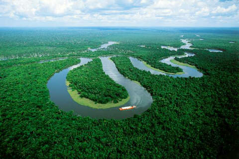 نهر الأمازون من عجائب أمريكا الجنوبية