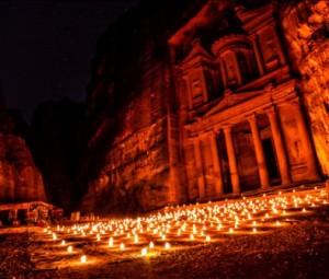 Petra-Jordan-At-Night