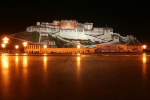 Potala Palace night view