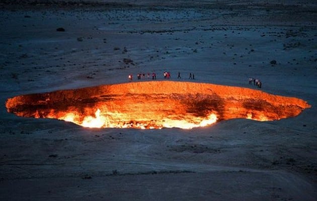 صورة بوابة الجحيم فى تركمانستان2 