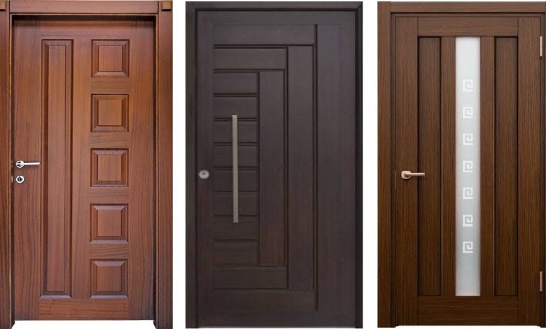 أبرز 6 تصميمات لأبواب خشبية 2020