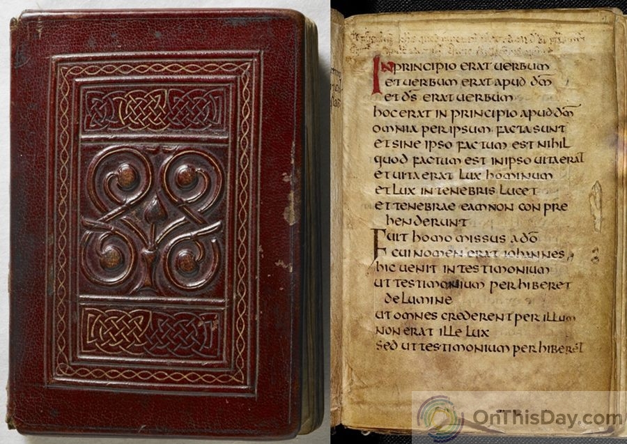 أقدم كتب في العالم : إنجيل القديس كوثبرت