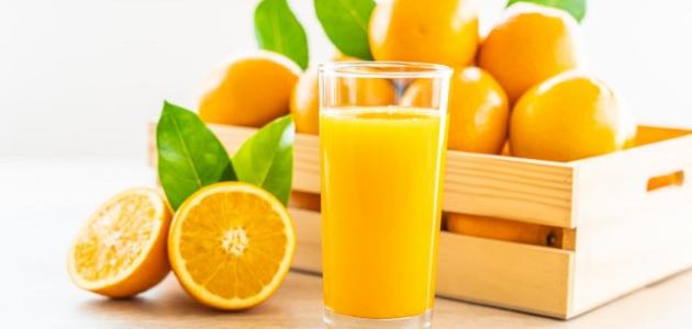 عصير البرتقال الكراميل و الزنجبيل