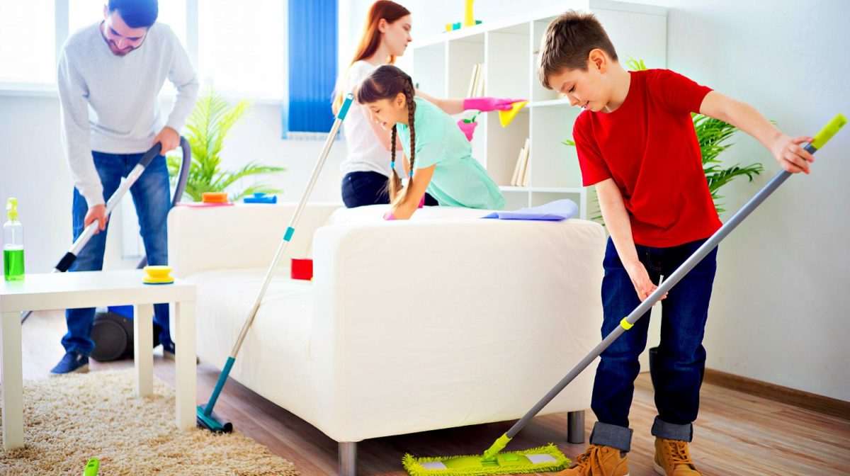 اساسيات تنظيف المنزل و الأسرة