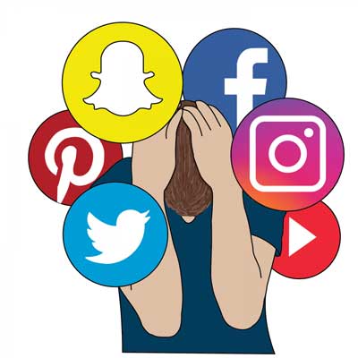 مشاكل مواقع التواصل الاجتماعي