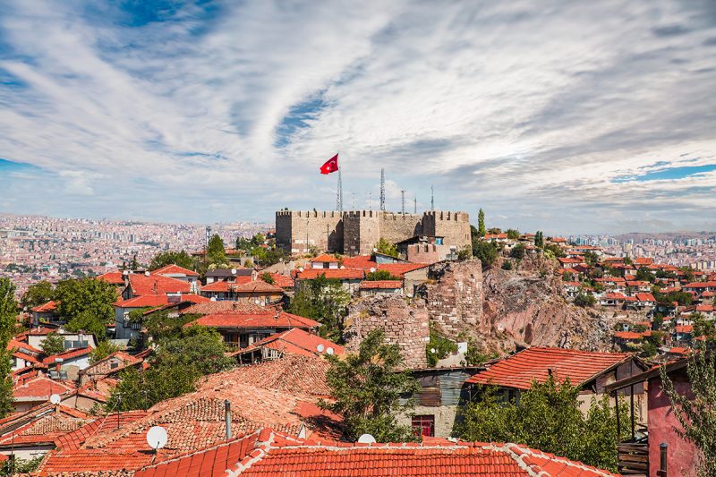 قلعة أنقرة من أفضل المعالم السياحية في أنقرة