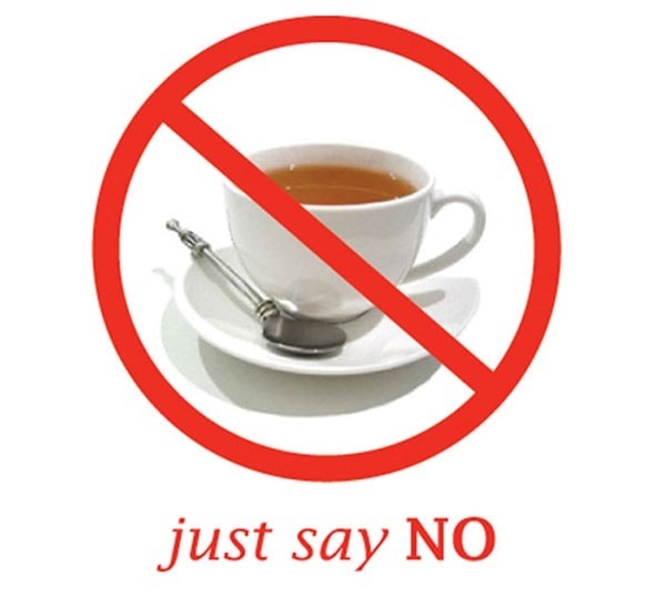 عدم شرب الشاي بعد الاكل
